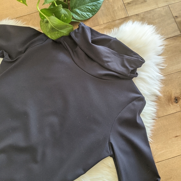 SUSANA MONACO -   Navy Long Sleeve Turtleneck Mini Dress - Picture 4 of 9